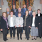 Die Diamantene Konfirmation in Mistelgau feierten zehn Frauen und Männer, die im Jahr 1959 erstmals an den Tisch des Herrn traten. Im Bild die Jubilare. Unter ihnen Annette Preiß die aus Ingolstadt anreiste. Mit im Bild Pfarrerin Mareike Kraemer (rechts). Foto: Dieter Jenß